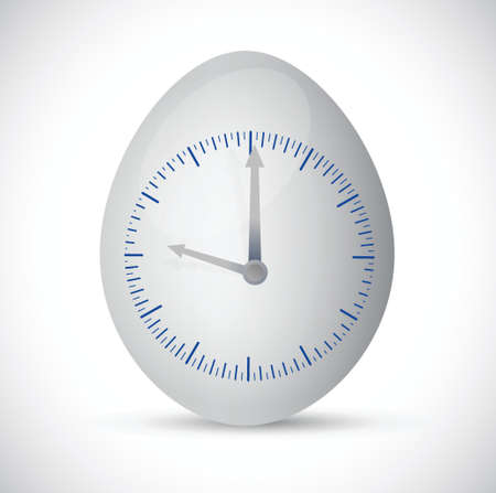 egg watch illustration design over a white backgroundのイラスト素材