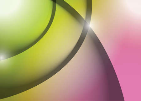 green and pink wave lines graphic illustration design backgroundのイラスト素材