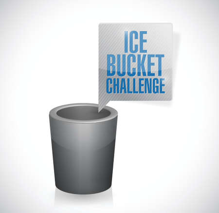 ice bucket challenge illustration design over a white backgroundのイラスト素材