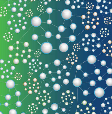 network connection concept illustration design over a white backgroundのイラスト素材