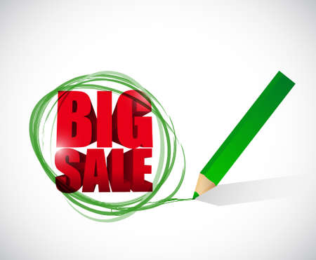 Big sale selection business sign illustration design icon graphicのイラスト素材