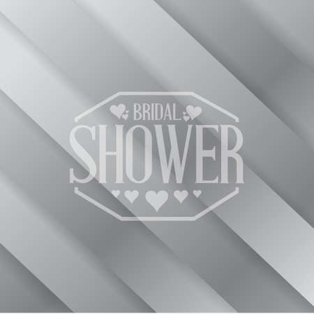 bridal shower sign over a metallic background illustration design graphic backgroundのイラスト素材