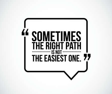 the right path concept quote illustration design graphicのイラスト素材