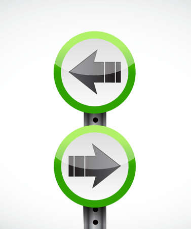 destinations road sign illustration design isolated over a white backgroundのイラスト素材