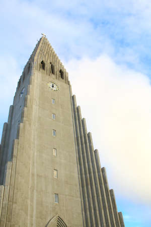 Hallgrimskirkja church in Reykjavik, Iceland. travel image