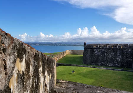 San Juan, Puerto Rico historic Fort San Felipe Del Morro.  Puerto Ricoの写真素材