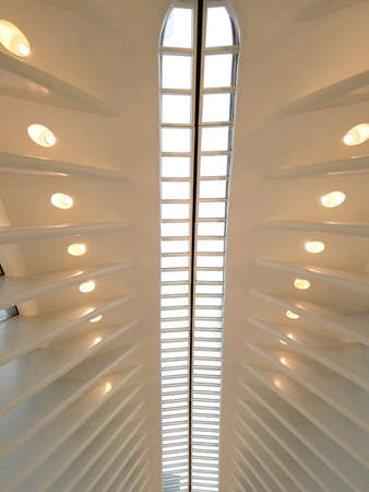 New York, USA - Oct 2017: The Oculus in the World Trade Center Transportation Hub Station. New York...