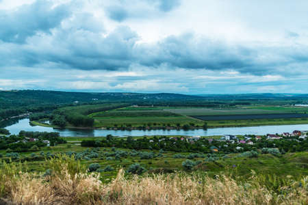 East Europe Nister river landscapeのeditorial素材