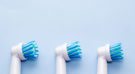 oral health daily hygiene.women or kid using toothpick dental floss or electric toothbrush