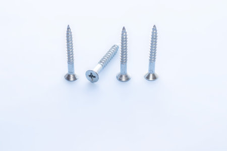 screw different sizes in a row or kid hand chaotic