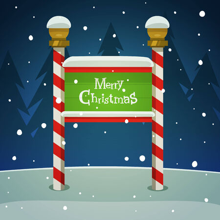 Christmas Boardのイラスト素材