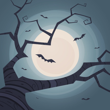 Halloween Treeのイラスト素材