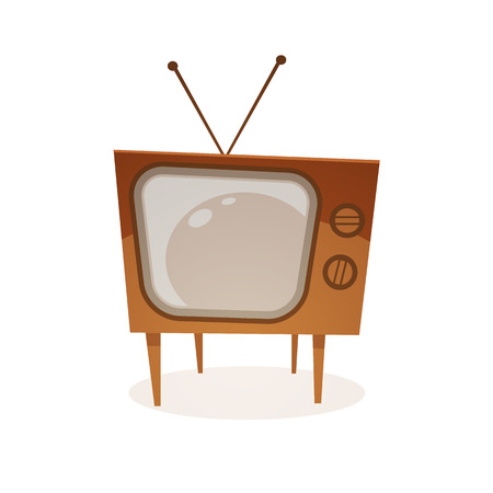 Cartoon Retro Tvのイラスト素材