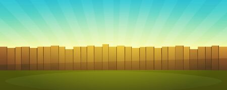 Wooden Fenceのイラスト素材