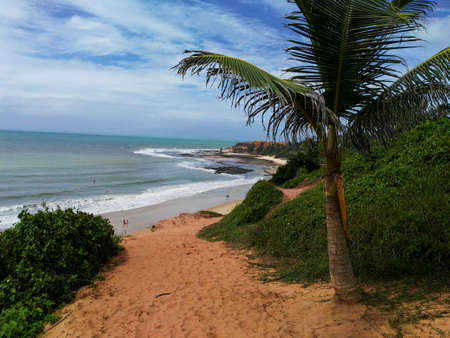 View on Love Beach (Praia do Amor), Brazilの写真素材