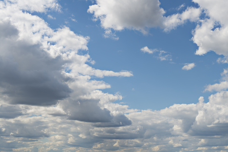 Clouds in the skyの写真素材