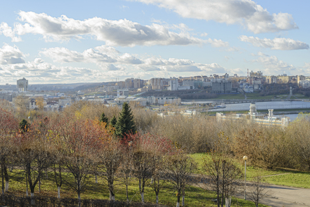 October 20, 2013: Photo of Cheboksary Bay. Cheboksary. Russiaの写真素材