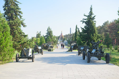 July 11, 2021: Open-air Museum of Military Equipment. Sevastopol. Russia.