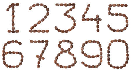  Coffee  alphabet  Figuresの写真素材