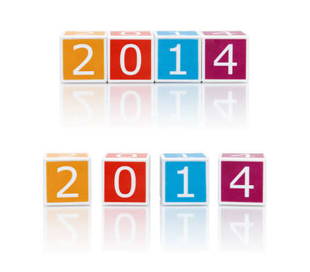 Report Topics With Color Blocks  2014  Clipping path included 