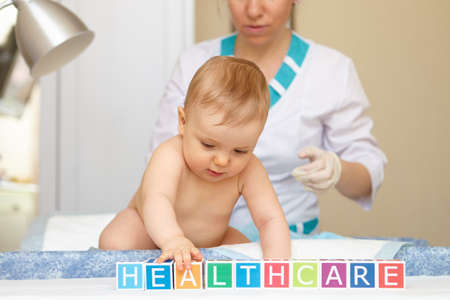 Baby healthcare and treatment. General concept.の写真素材