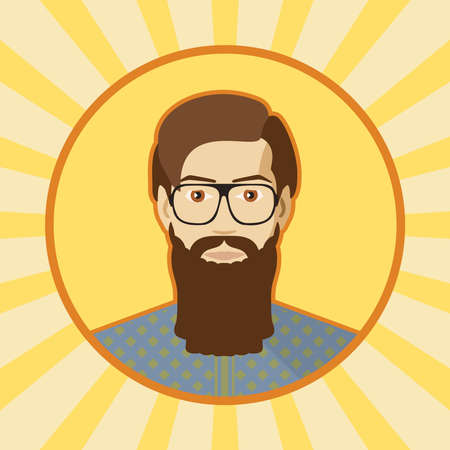 Single male avatar.のイラスト素材