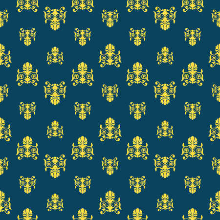 Old fashioned floral royal seamless texture
