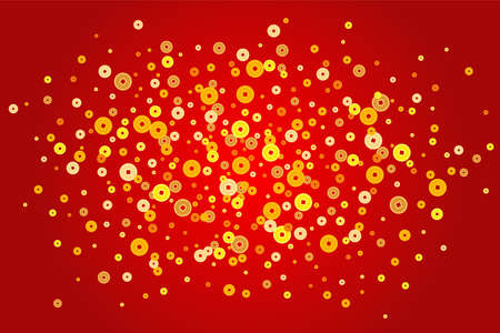 Vector golden Chinese New Year coins background.のイラスト素材