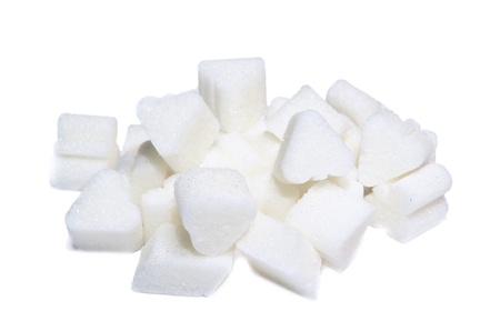 Sweet hearts on whiteの写真素材