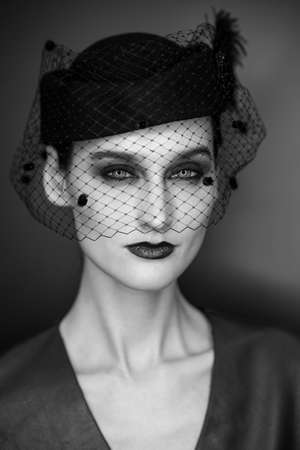 Fashion week show, portraitの写真素材