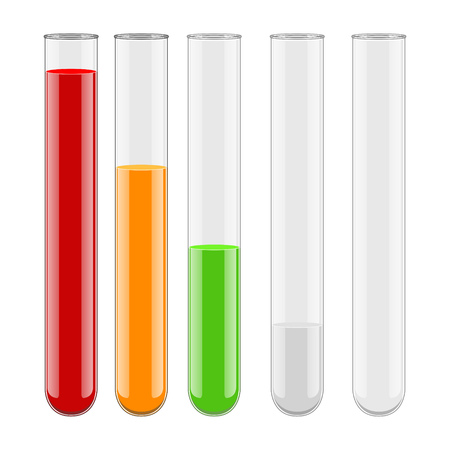 Medical chemistry vial test-tube medical science educational vector illustrationのイラスト素材