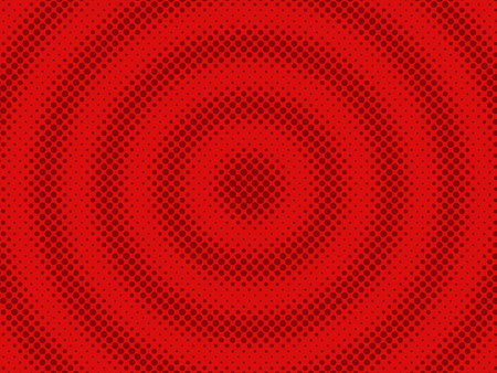 Red halftone design background retro vector illustration.のイラスト素材