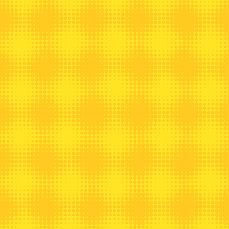 Yellow checkered abstract halftone design background retro vector illustration.のイラスト素材