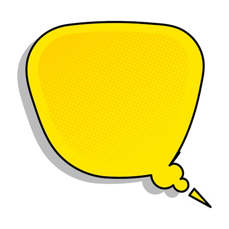 Text bubble background comic book pop art vectorのイラスト素材