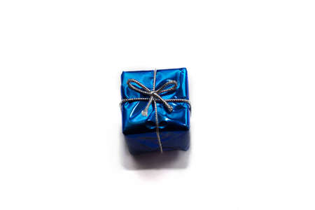 gift box isolated on white background. top viewの写真素材
