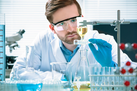 scientist working at the laboratory