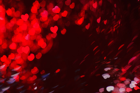 Valentine's day background with hearts
