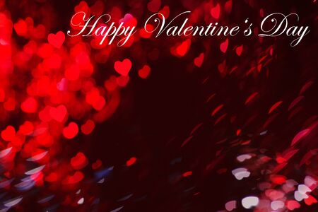 Valentine's day background with heartsの写真素材