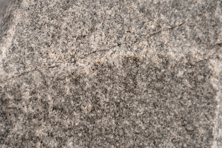 Gray grunge banner. Natural gray granite stone texture background The texture of the stone wall. close-up. Light gray stone background.の写真素材