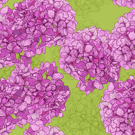 pink and green flower texture, floral patternのイラスト素材