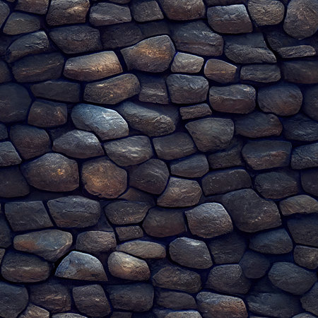 Seamless Stone Wall Texture - Generative AIの素材
