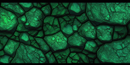 Green Stone Texture Background for Web and Print Design. Generative AIの素材