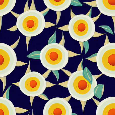 Repeating Pattern for Mother's Day Celebrations. Generative AIの素材
