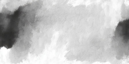 Grunge Monochrome Ink Effect Watercolor Illustration. Perfect for posters and invitations. Generative AIの素材