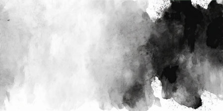 Grunge Monochrome Ink Effect Watercolor Illustration. Perfect for posters and invitations. Generative AIの素材