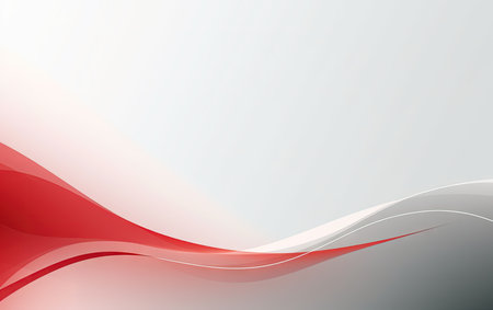 Ultra Minimalistic Red Lines PPT Background for Presentations. Generative AIの素材