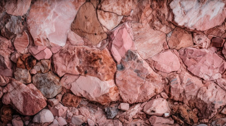 Pink Stone Texture Background for Invitations and Posters. Generative AIの素材