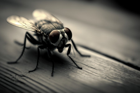 The Joy of Summer: A Fly's Perspective. Nature Photography for Posters and Web. Generative AIの素材