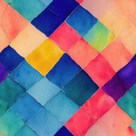 Vibrant Watercolor Splash Pattern for Invitations and Posters. Generative AIの素材