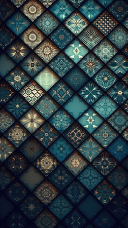 Colorful Abstract Design for Web and Print. Generative AIの素材